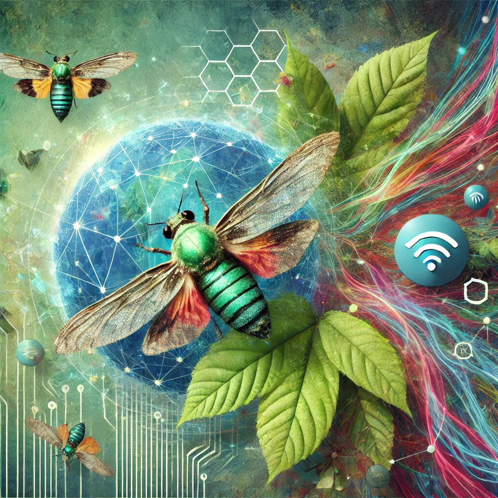 Researchers monitoring cicada habitat using technology